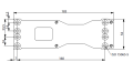 Płyta montażowa do samozamykacza ASSA ABLOY DC300 schemat.png