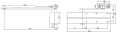 Samozamykacz ASSA ABLOY DC140 z ramieniem standard schemat.png