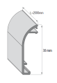 Maskownica profila PROFIX DF800 L=2000 mm schemat.png