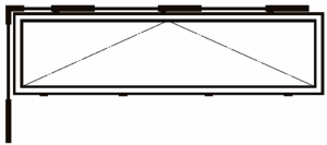 Zestaw otwieracz naświetli TAKT-150 dla skrzydła 2400-3600mm