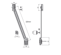 FAPIM 3224B ogranicznik uchylania okna 220MM NOWY MODEL schemat.png